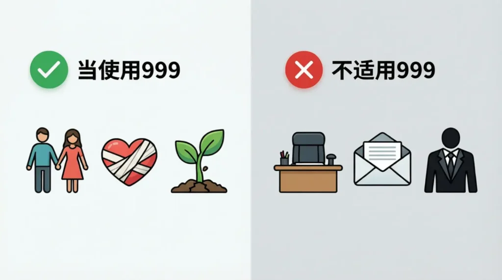 When to Use and When Not to Use 999