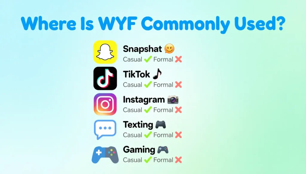 Where Is WYF Commonly Used