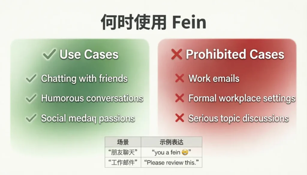 When to Use and When Not to Use Fein