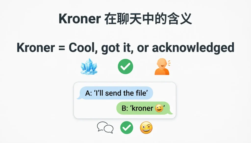 What Does Kroner Mean in Text