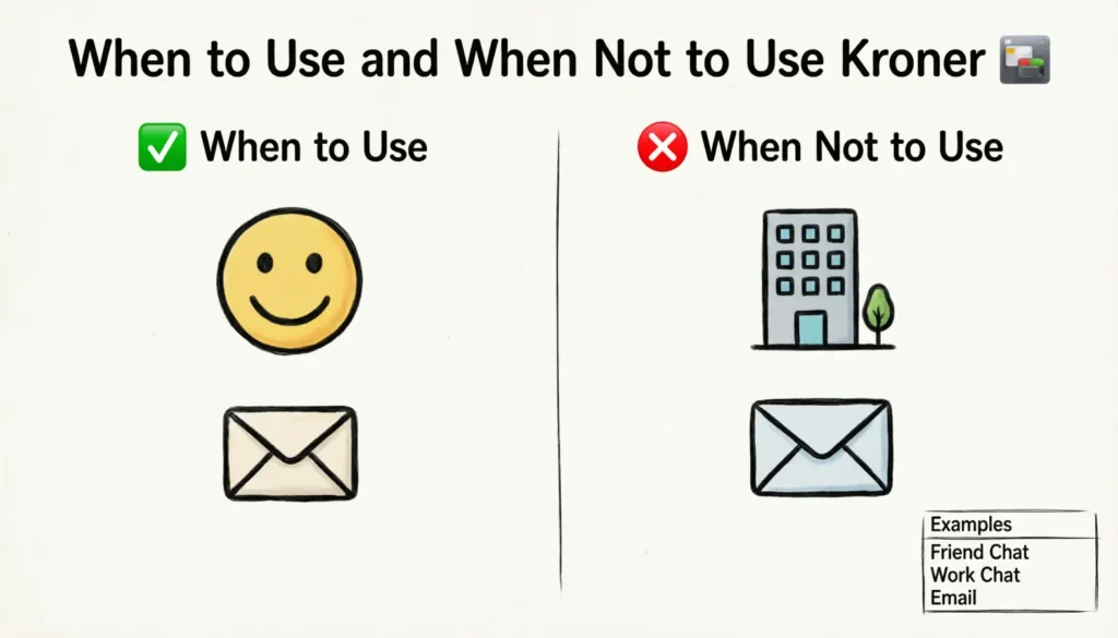 When to Use and When Not to Use Kroner