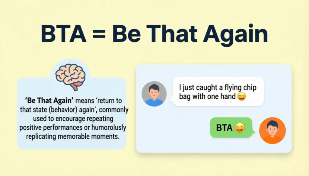 What Does BTA Mean in Text