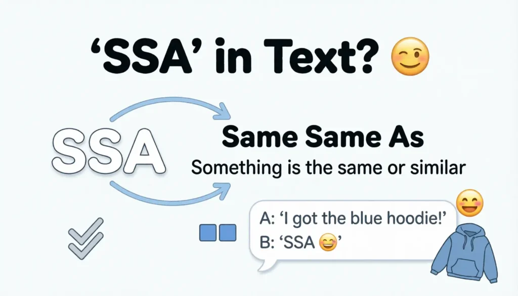 What Does SSA Mean in Text