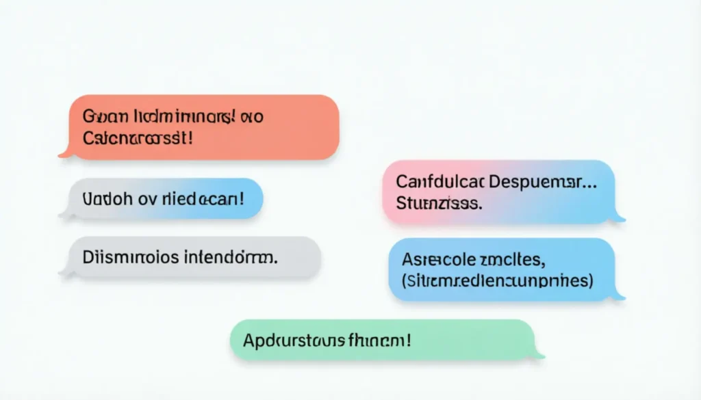 Examples of SSA in Conversation