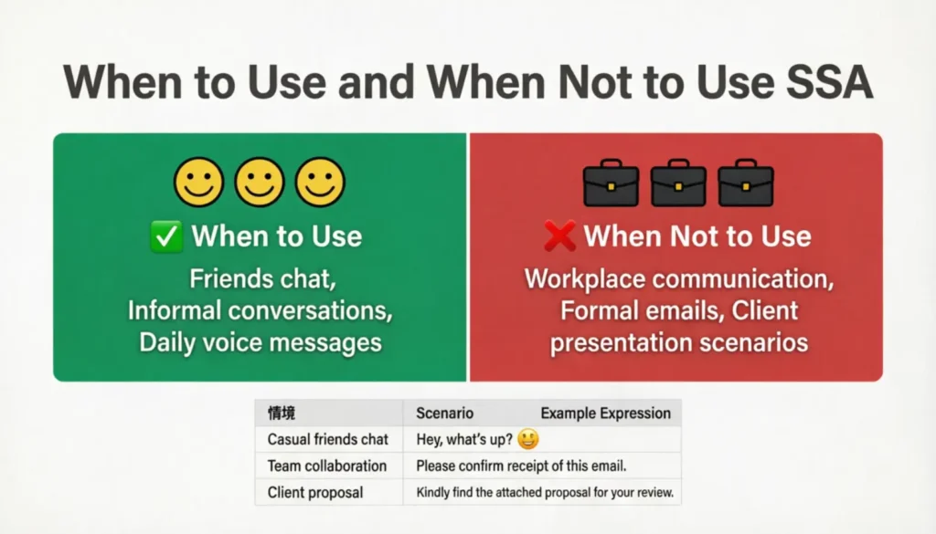 When to Use and When Not to Use SSA
