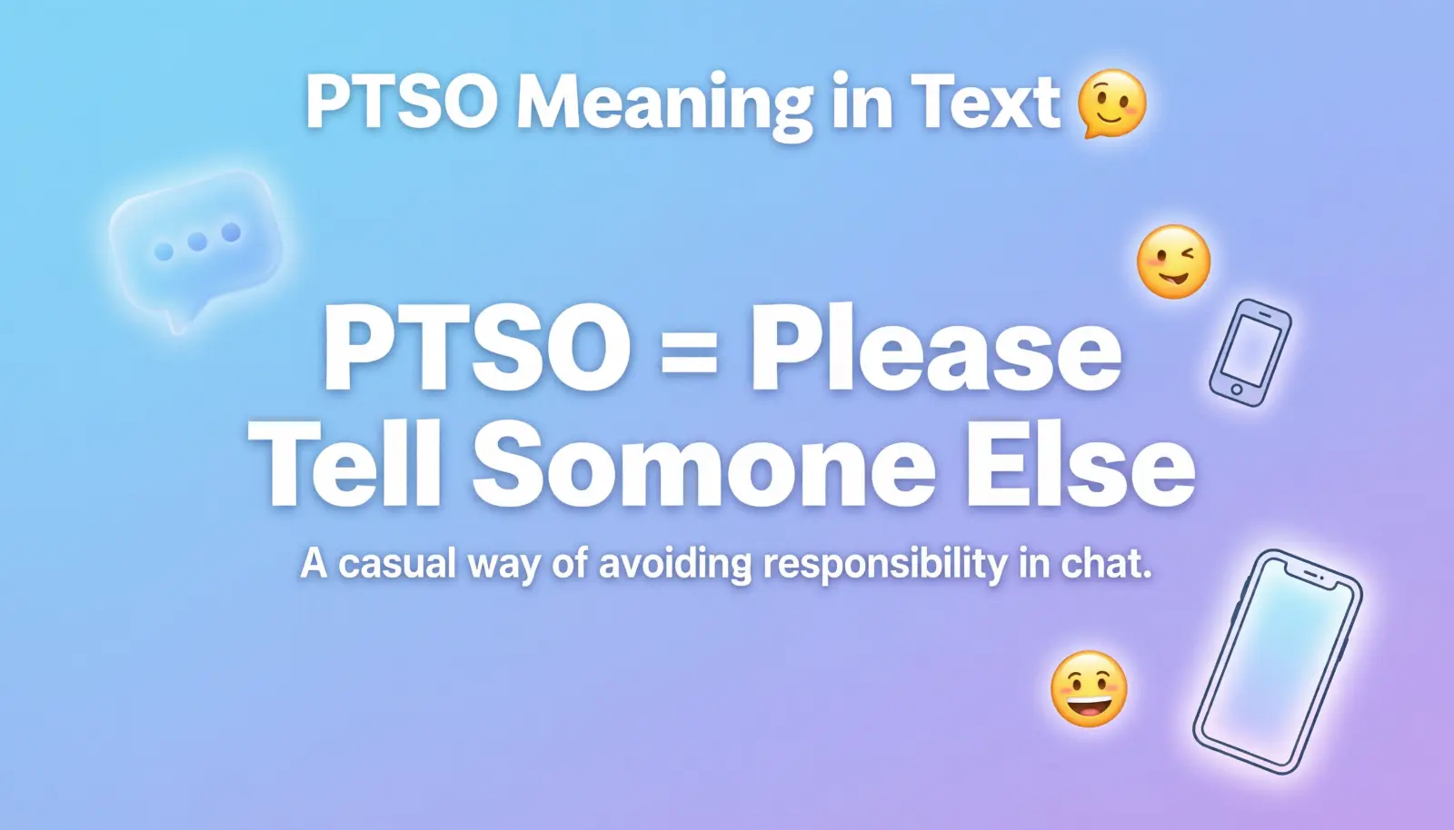PTSO meaning