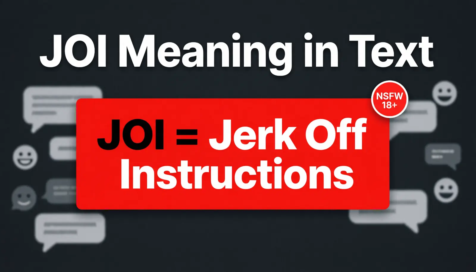 JOI meaning