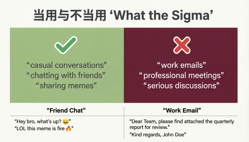 When to Use and When Not to Use What the Sigma
