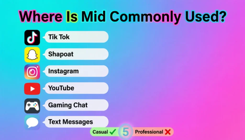 Where Is Mid Commonly Used