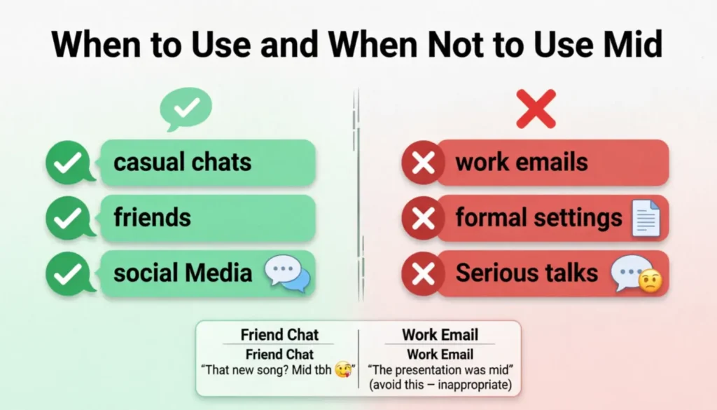 When to Use and When Not to Use Mid