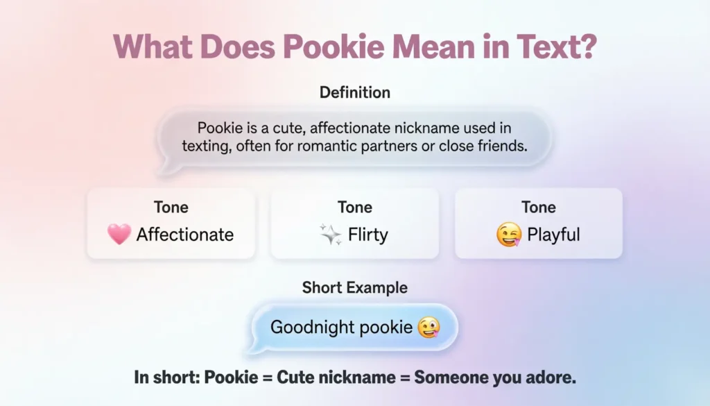 What Does Pookie Mean in Text