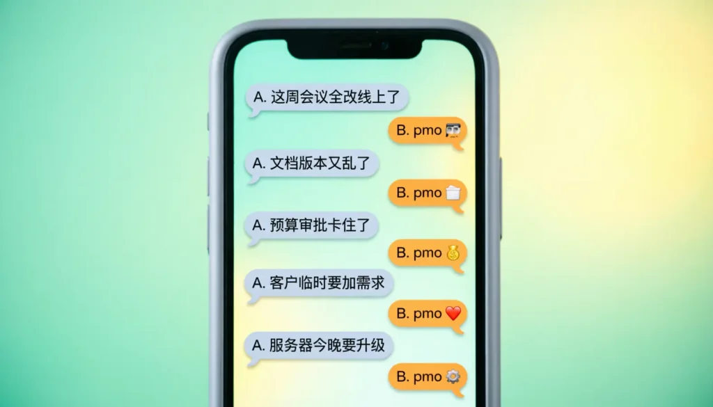 Examples of PMO in Conversation