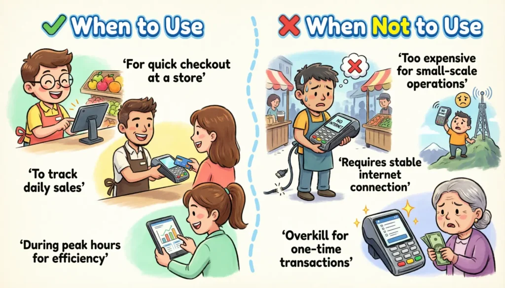 When to Use and When Not to Use POS