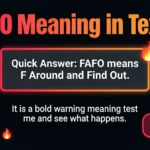 FAFO meaning
