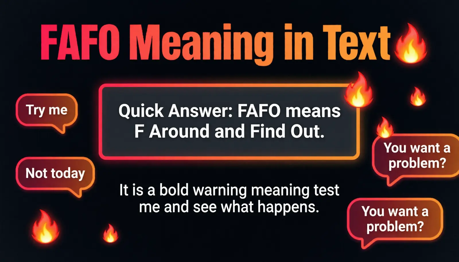 FAFO meaning