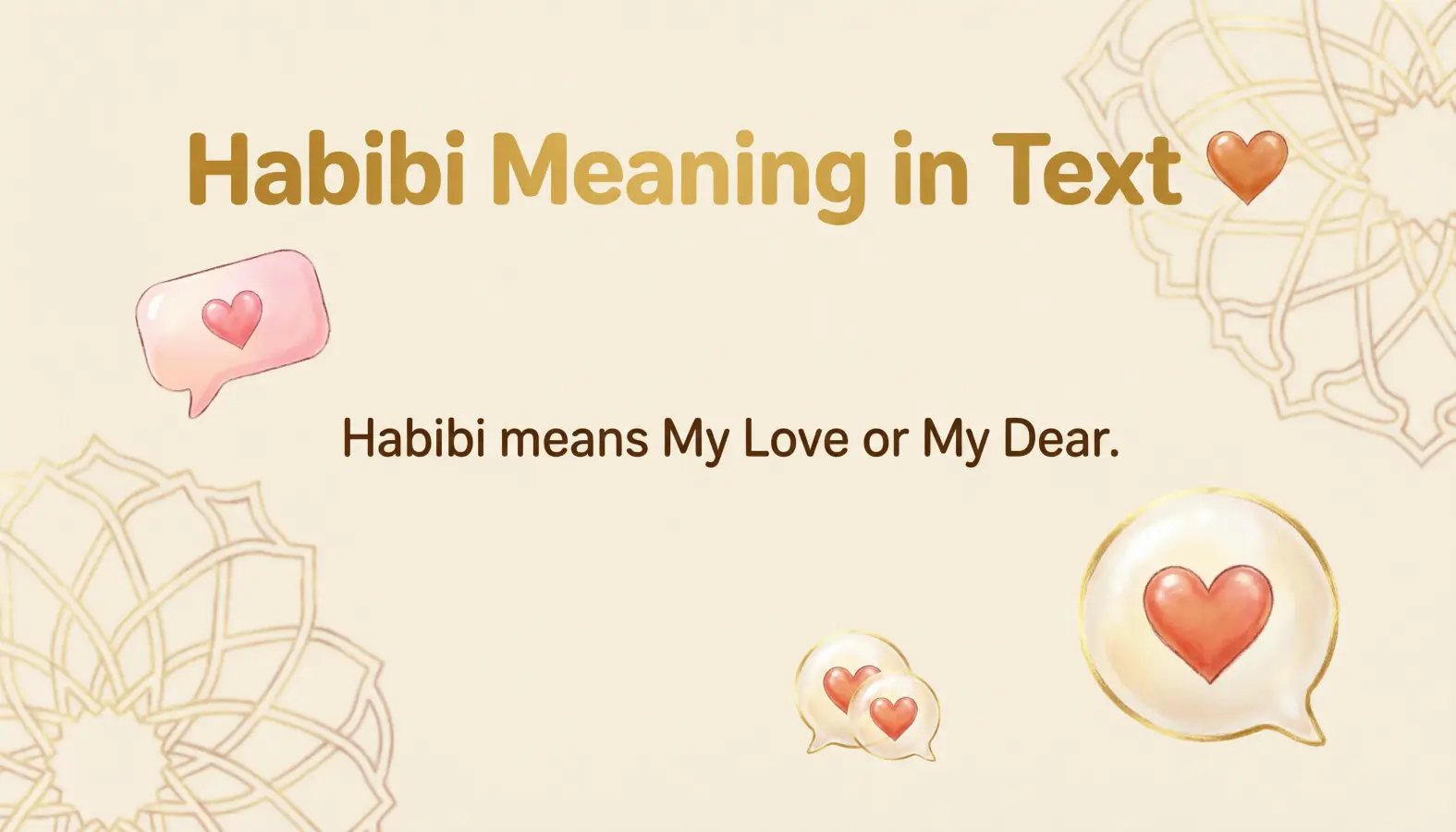 Habibi meaning