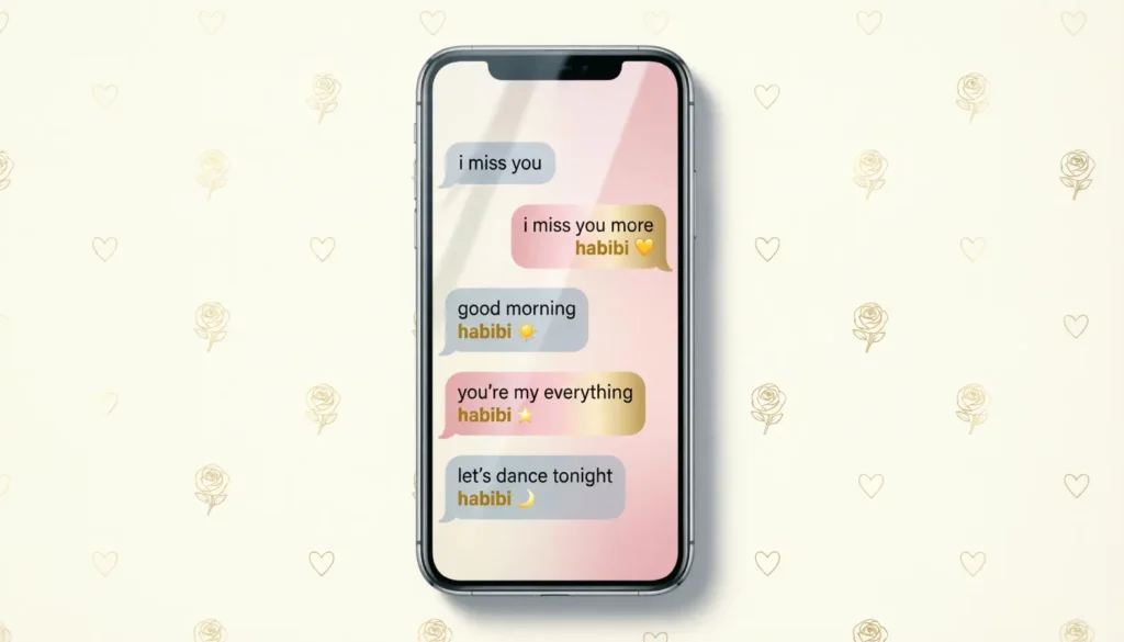 Examples of Habibi in Conversation