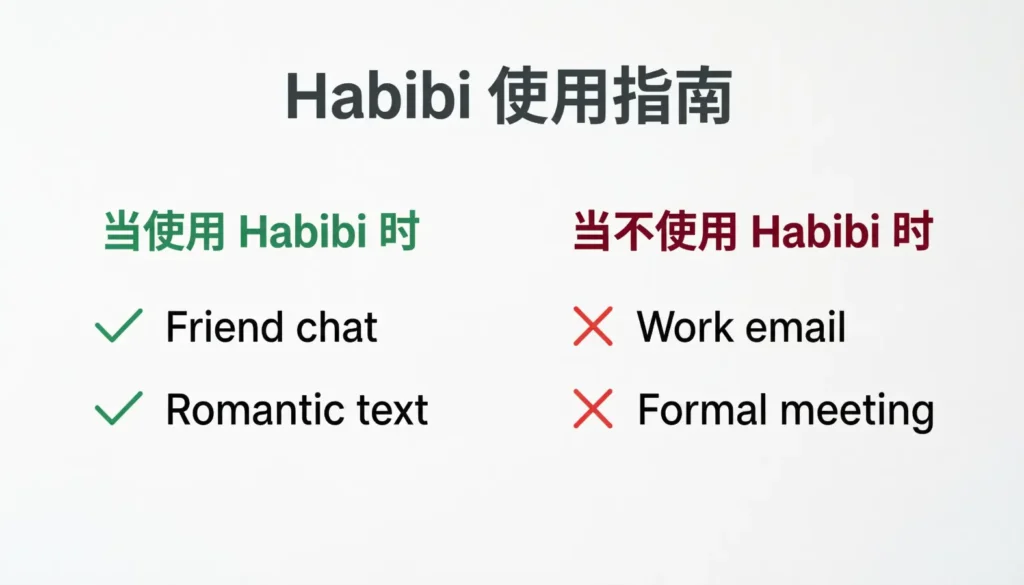 When to Use and When Not to Use Habibi
