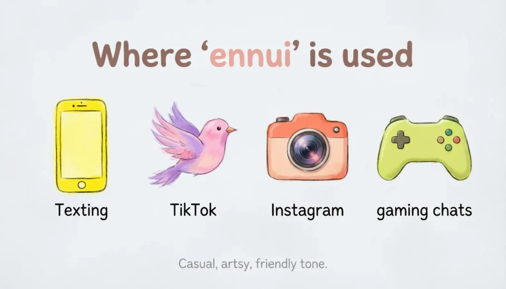 Where Is Ennui Commonly Used