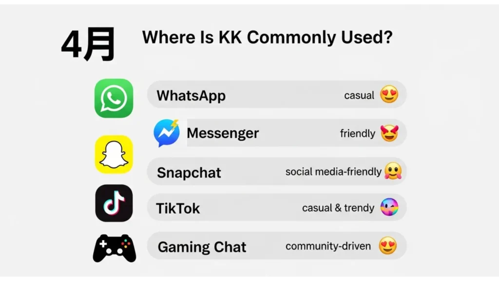 Where Is KK Commonly Used