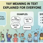 yay meaning in text