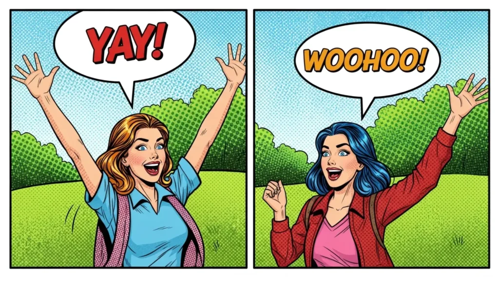 Examples of Yay in Conversation